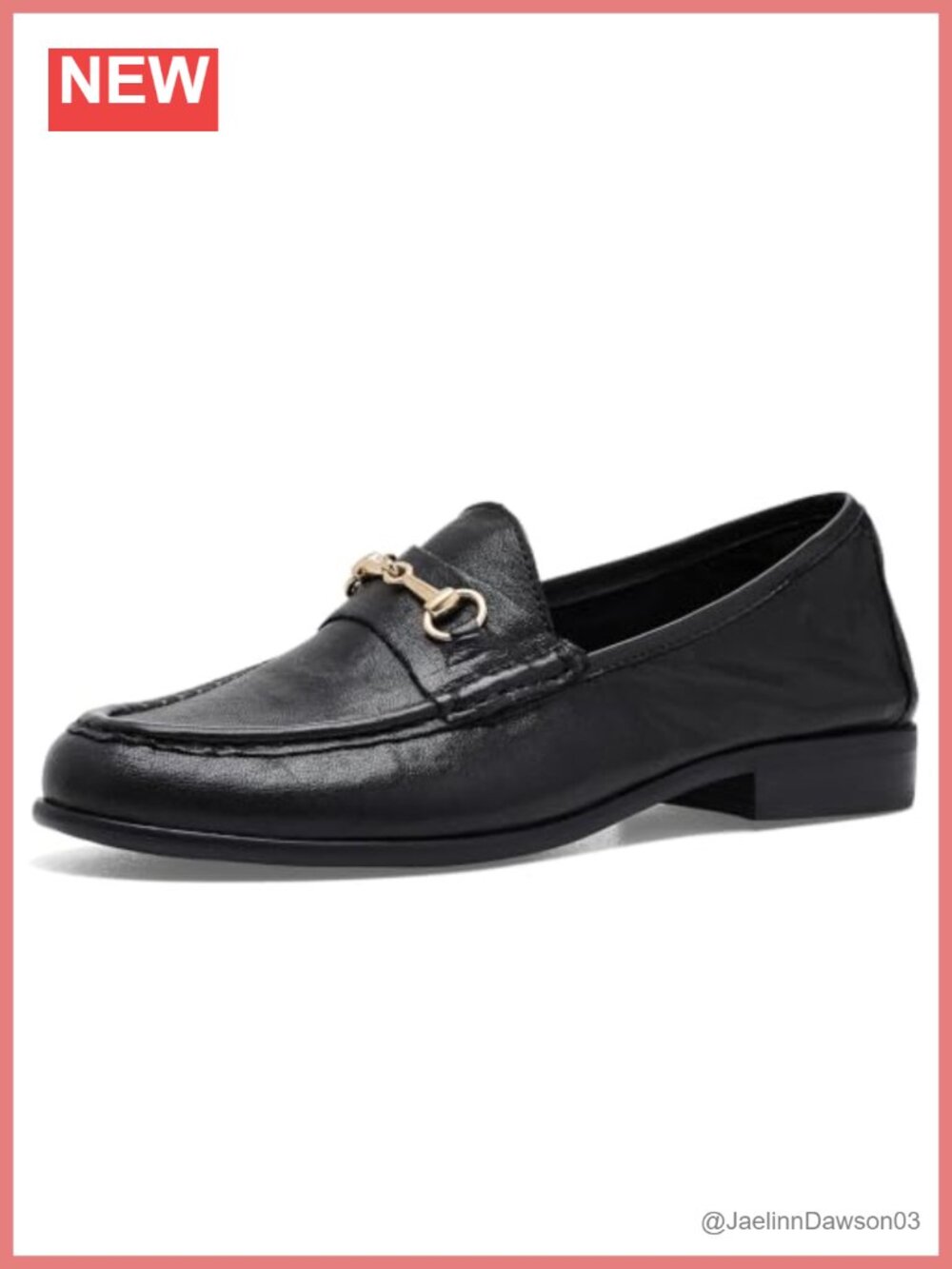 Women's Leather Loafers Slip-On Comfort Low Heel